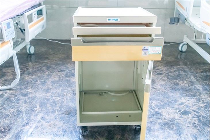 Hospital Bedside Table With Drawers